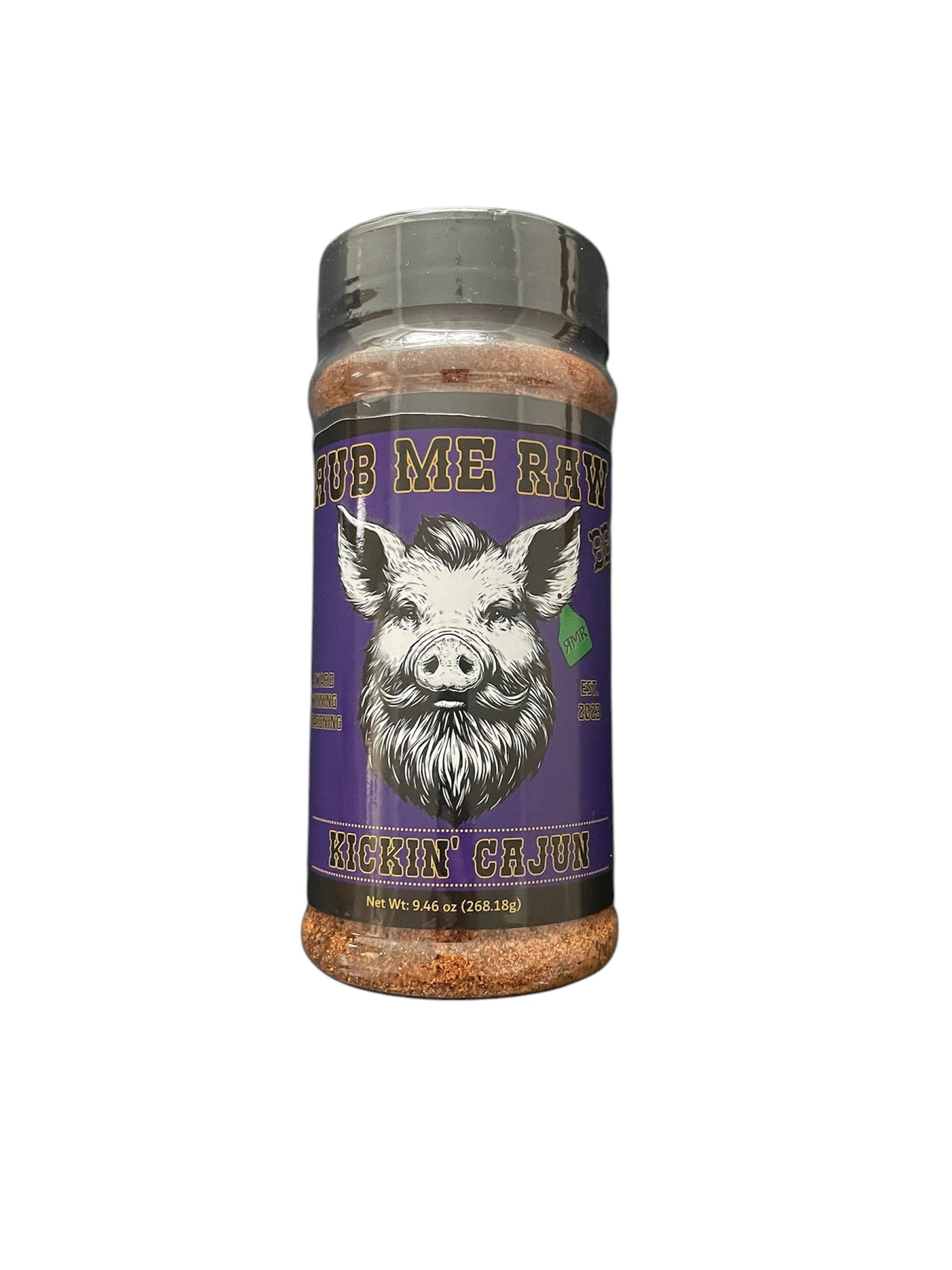 Rub Me Raw Kickin Cajun Seasoning, 9.46 ounces of Fiery Flavor Explosion