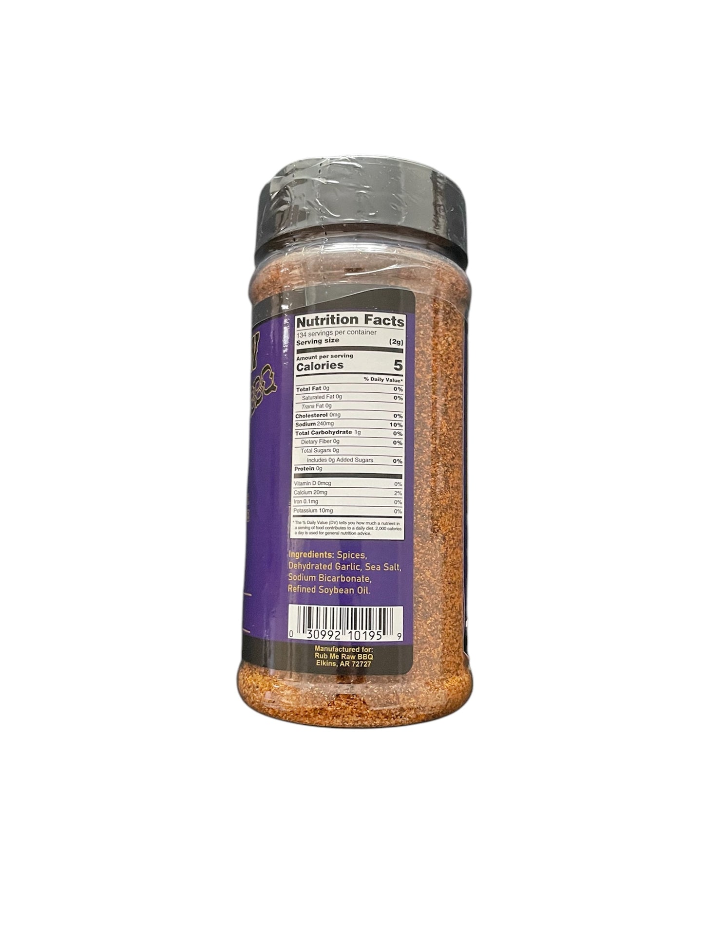 Rub Me Raw Kickin Cajun Seasoning, 9.46 ounces of Fiery Flavor Explosion