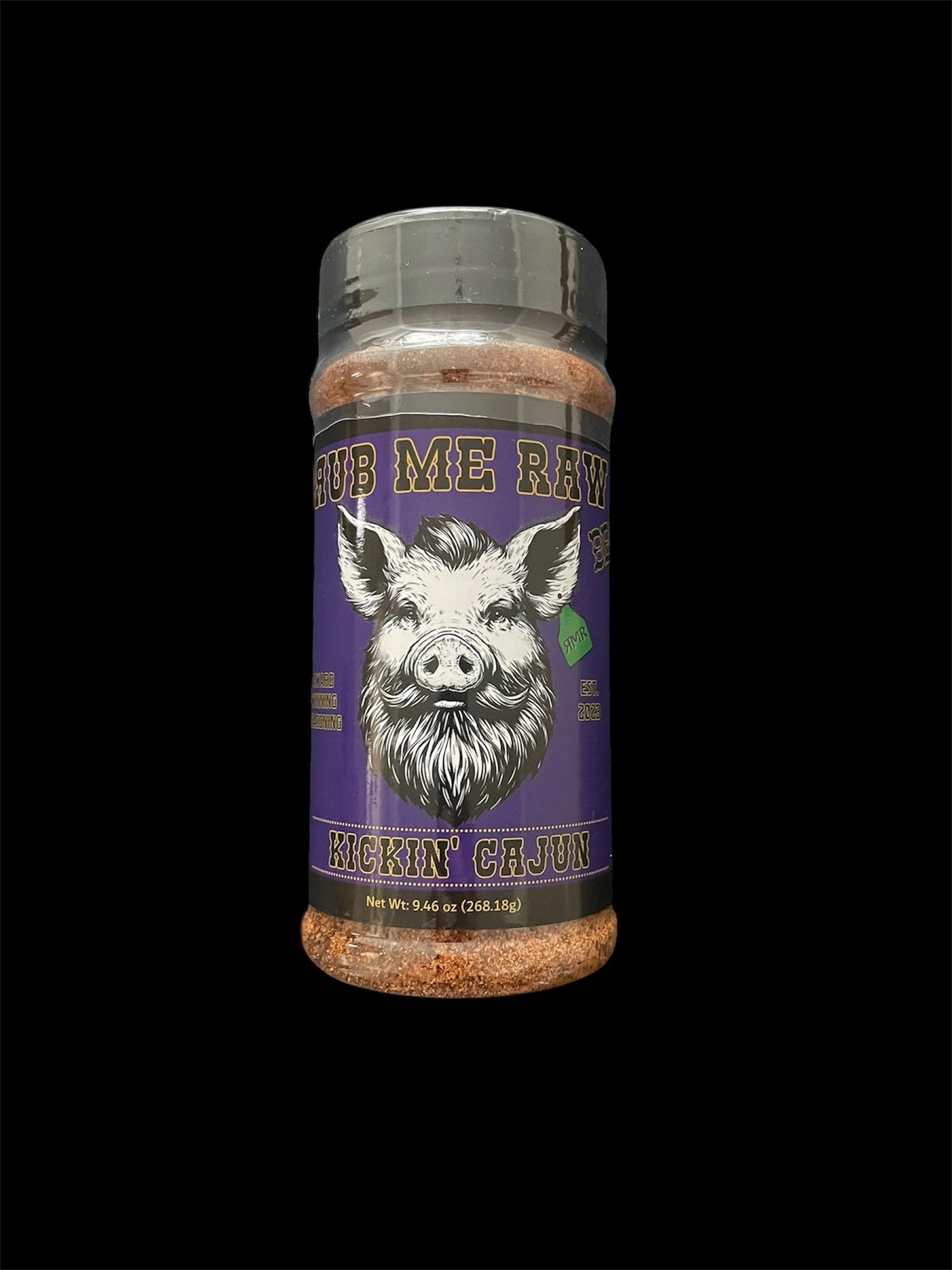 Rub Me Raw Kickin Cajun Seasoning, 9.46 ounces of Fiery Flavor Explosion