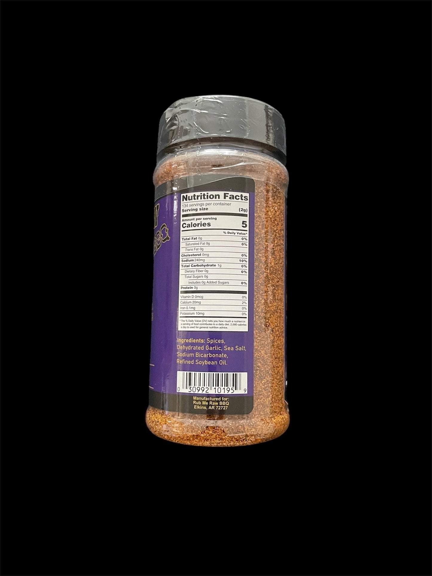 Rub Me Raw Kickin Cajun Seasoning, 9.46 ounces of Fiery Flavor Explosion