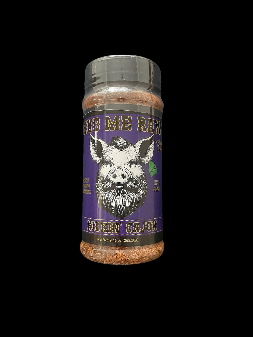 Rub Me Raw Kickin Cajun Seasoning, 9.46 ounces of Fiery Flavor Explosion