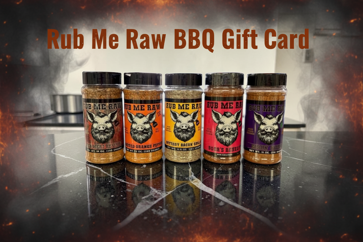 Rub Me Raw BBQ Gift Card