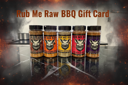 Rub Me Raw BBQ Gift Card